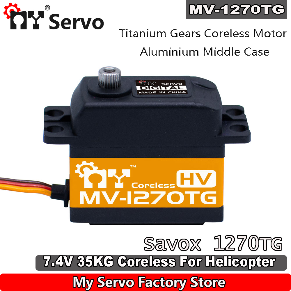 Rc Helicopter Parts - Mijn Rc Servo MV-1270TG Hv 35Kg