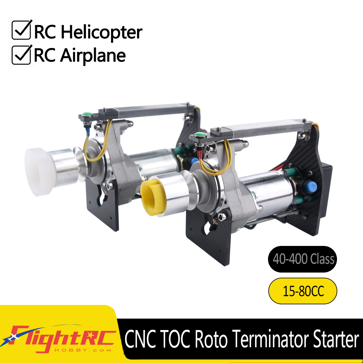 Rc Helicopter Gas - TOC Terminator Roto elektrische starter voor