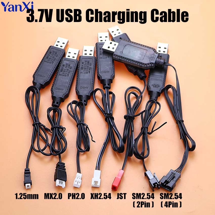 Rc Helicopter Charger - USB Charger Kabel Voor 3.7V Lithium