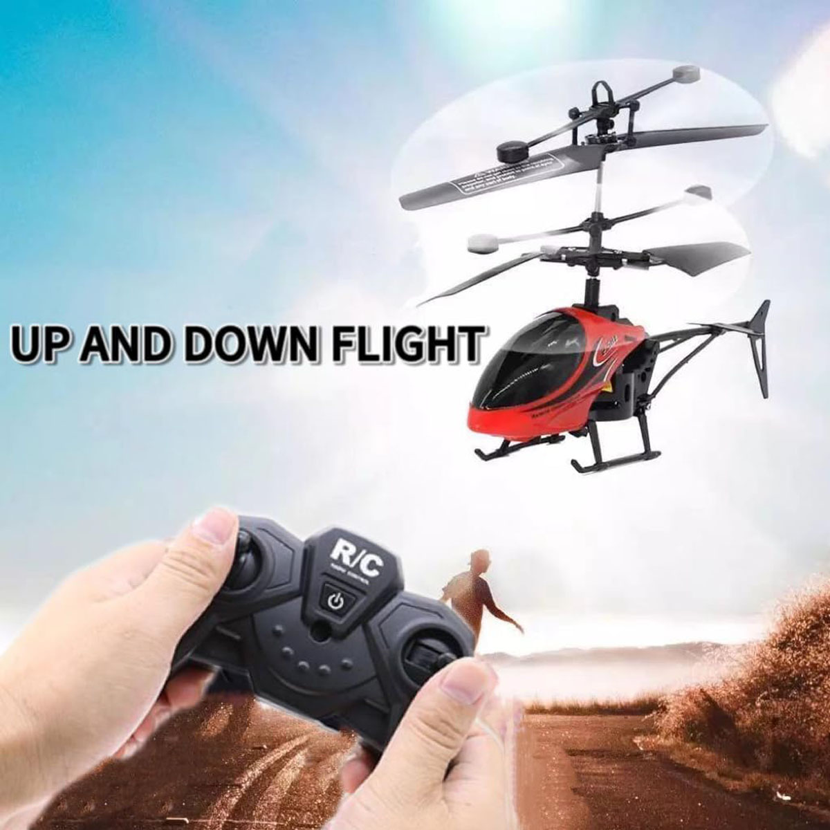 Rc Helicopter Large - Afstandsbedienbare helikopter 2-kanaals afstandsbedienbare vliegtuigen Opladen