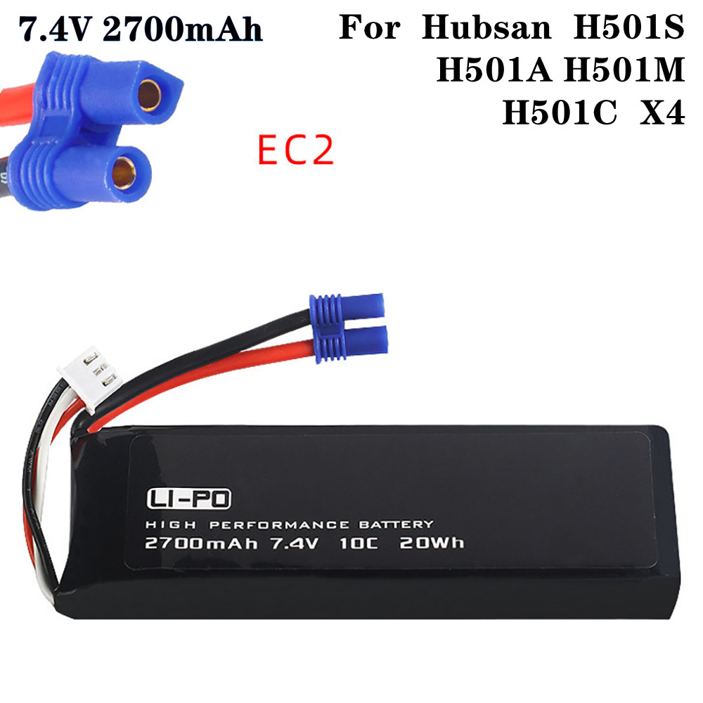 Rc Helicopter Parts - 7.4V 2700mAh 10C Originele Batterij voor
