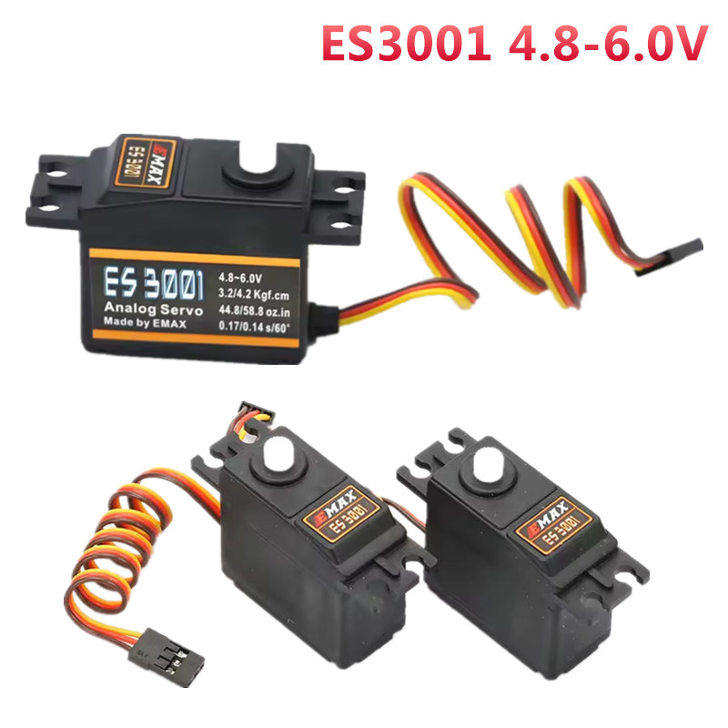 Rc Helicopter Servo - 1/4PCS EMAX ES3001 4.8-6.0V 37g Plastic