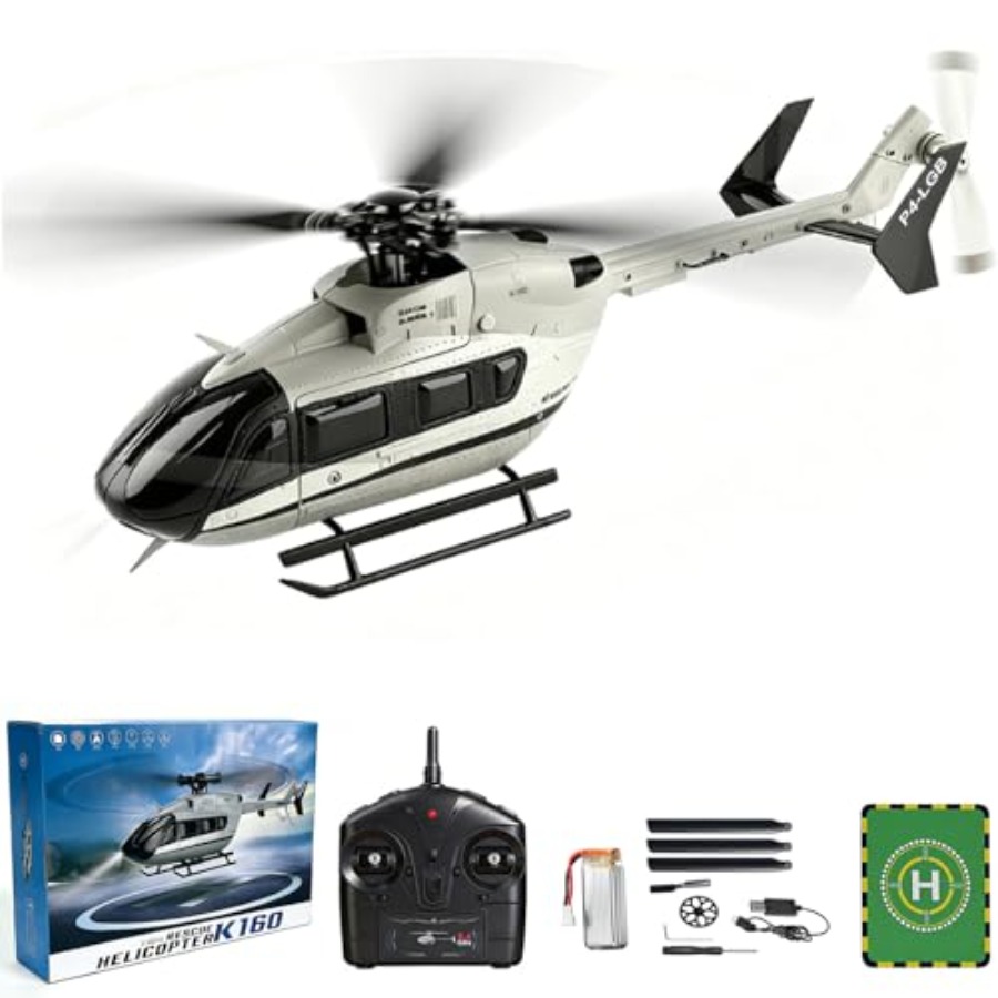 Rc Helicopter Gyro - Indoor/outdoor RC-helikopter, carbon fiber composiet, zwart-rood,