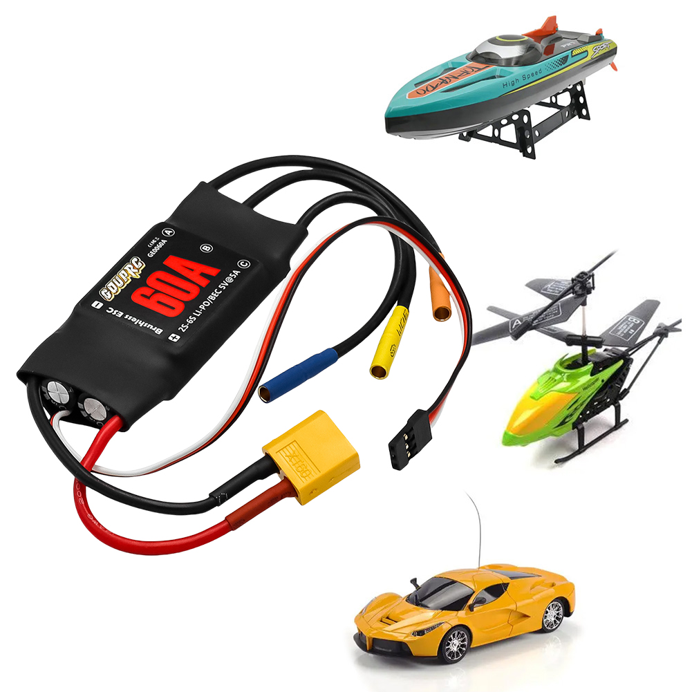 60A elektronische snelheidsreg - Rc Helicopter Electric recensie en prijs