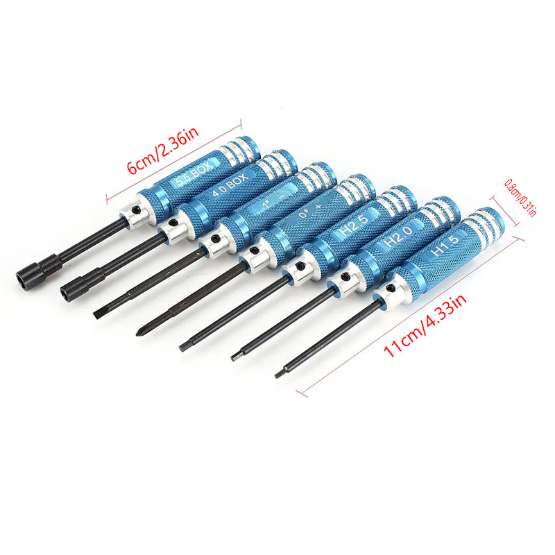 7-delige 1.5 2.0 2.5mm RC Hex  - Rc Helicopter Tool Kit recensie en prijs