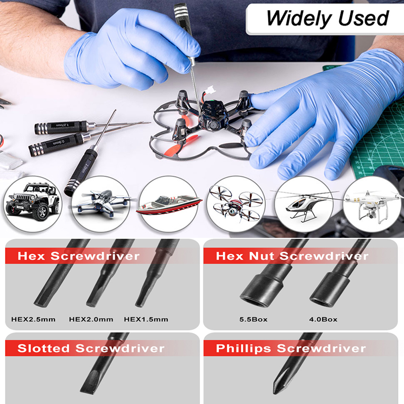 7-delige 1.5 2.0 2.5mm RC Hex  - Rc Helicopter Tool Kit recensie en prijs