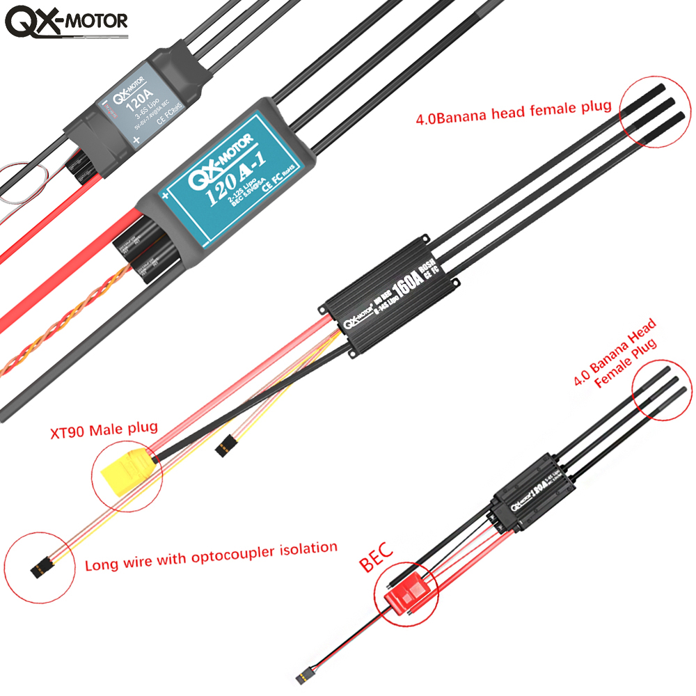20A-120A Borstelloze ESC Snelh - Rc Helicopter Battery recensie en prijs