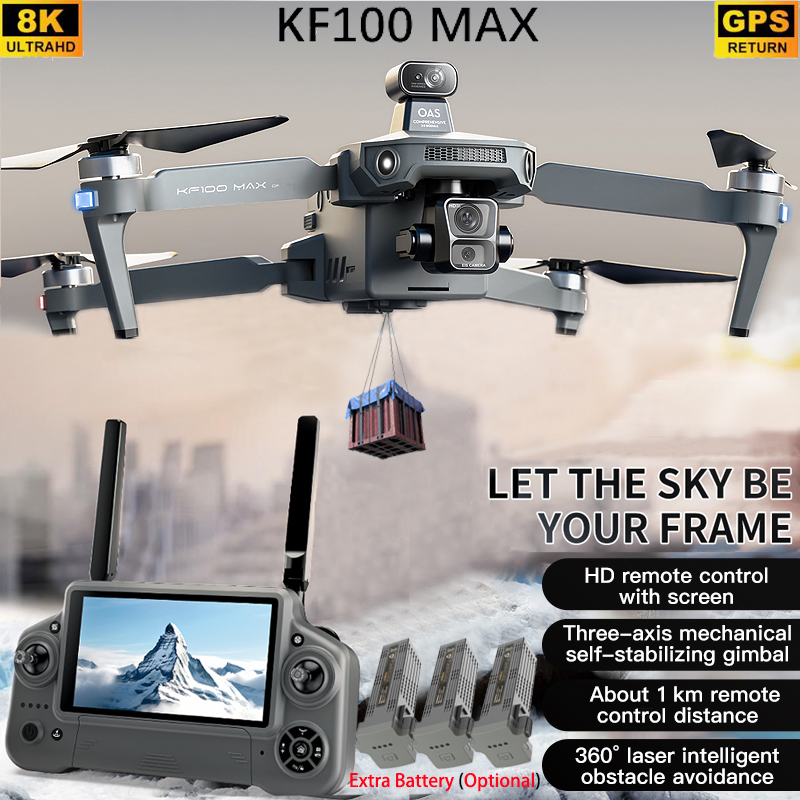 KF100 MAX GPS Drone 4K Camera  - Rc Helicopter Charger recensie en prijs