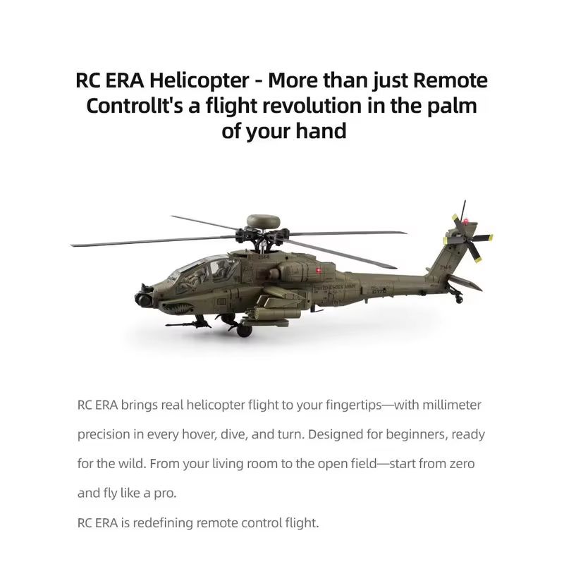 RC Era Ah 64d Apache Helikopte - Rc Helicopter Single Rotor recensie en prijs